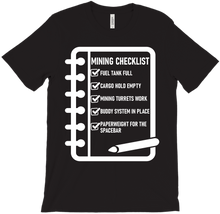CHECKLIST WHITE FONT T-Shirts