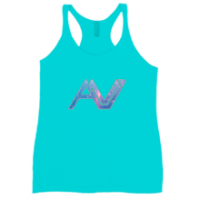 AVI-blue tanktop-women-racerback