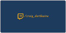 Tappetino Mouse Gaming XXL "Twitch channel Orange"