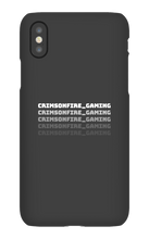 iPhone Case (White Text/Black Case)