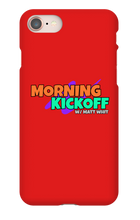 Morning Kickoff iPhone Case