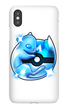Shiny Mew on Shiny Master Ball Iphone Case