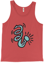Blue loopy Tank Top