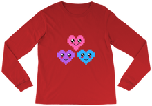 Tri-Heart Long Sleeve Tee