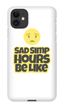 Sad Simp iPhone Phone Cases