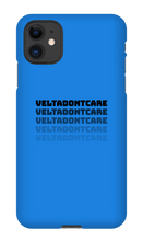 veltadontcare iPhone Phone Cases