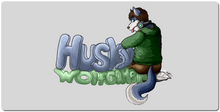 huskywolfgamer XXL Gaming Mousepad