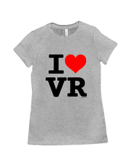 Camiseta I Love VR ROJO (corte de chica)