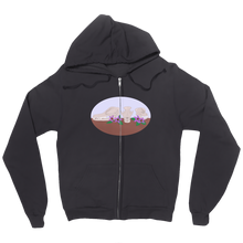 Dogs' Skull Zip Up Hoodie