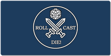 Roll Cast Die! (large print) XXL Gaming Mousepad