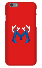Blue logo iPhone Phone Cases