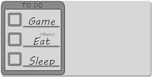 To do list Left Gaming Mousepad
