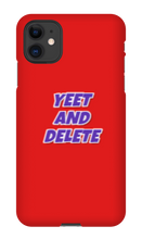 blade442211 yeet and delete iPhone Phone Cases