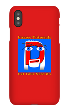 Fuzzee Tutorials Logo w/ Text iPhone Cases
