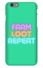 Farm Loot Repeat iPhone Cases