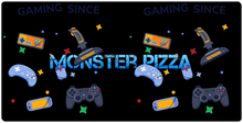 monster_pizza XXL Gaming Mousepad