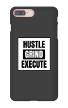 HUSTLE GRIND EXECUTE iPhone Phone Cases