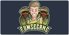 FumseGang XXL Gaming Mousepad Weißer Rand