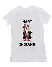 Women's Hart Indians T-Shirt - Back design