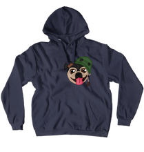 drew_the_pug Hoodies (No-Zip/Pullover)