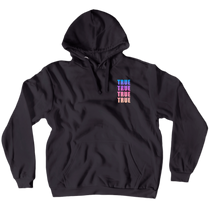 TRUE small logo hoodie