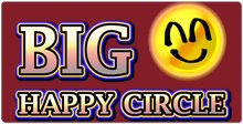 Big Happy Circle XXL Gaming Mousepad