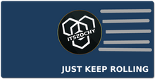 Just Keep Rolling Gaming Mousepad