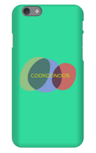 Cookoonoob iPhone Case  (ElizabethCamdenDesign)