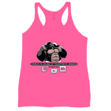 Mrs. Cranky Primal's tanktop-women-racerback