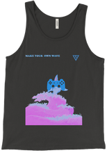 Make you own wave Pink Color wave Tank Top