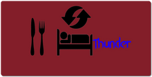 Eat Sleep Thunder Repeat XXL Gaming Mousepad