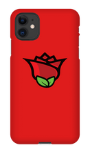 Cover Iphone (Rosa rossa senza scritte)