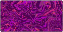 Magenta and Pink Distortion Icy Mousepad