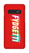 FYDGETTI White Text Design Samsung Phone Case