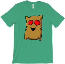 Heart Eyes Sandbag T-shirt by BeardofOz
