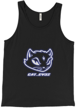 Black Cat w/ Blue Glow Tank Top