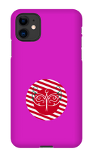 Fae's Xmas iPhone Case Candy Cane Red
