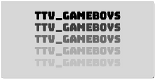 ttv_gameboys XXL Gaming Mousepad