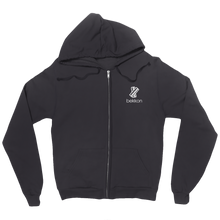 Zip Up Hoodie (White Logo)