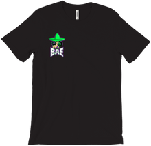 white logo tee