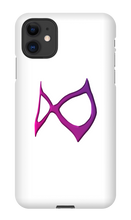 Liza Hardy iPhone Phone Cases Purple Logo