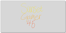 sunsetgamer45 XXL Gaming Mousepad