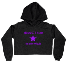 dbsr1975 womens cropped hoodie
