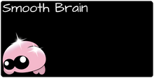 Smooth Brain XXL Gaming Mousepad