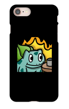 This Is Fine Bulbasaur iPhone Phone Cases