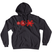 You will witness this on a hoodie.