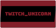 twitch_unic0rn XXL Gaming Mousepad