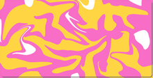 Orange Pink and White XXL Mousepad!