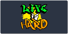 Life is Hard XXL Mousemat
