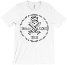 Roll Cast Die! (standard light color) T-Shirts